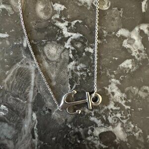 Sterling Silver Anchor Necklace